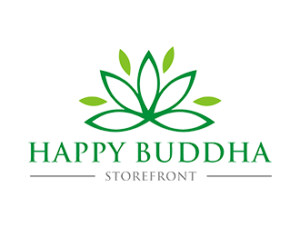 Happy Buddha Storefront logo design by EkoBooM