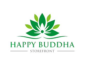 Happy Buddha Storefront logo design by EkoBooM