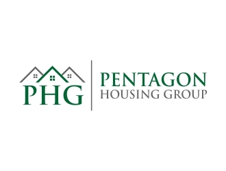 Pentagon Housing Group logo design by wongndeso