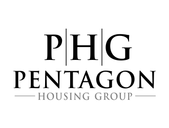 Pentagon Housing Group logo design by dibyo