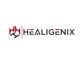 Healigenix logo design by ammad