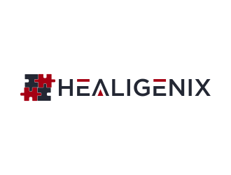 Healigenix logo design by ammad