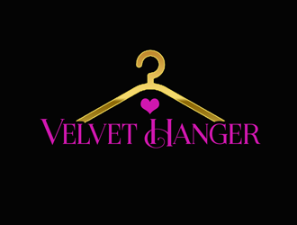 Velvet Hanger logo design by kunejo