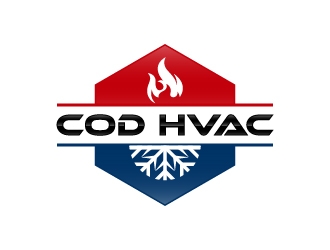 COD HVAC logo design by karjen
