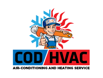 COD HVAC logo design by scriotx