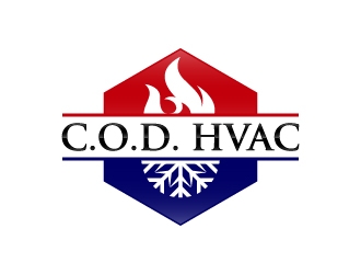 COD HVAC logo design concepts #1