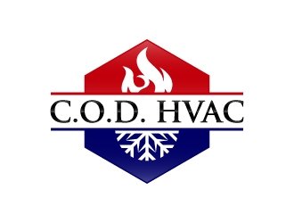 COD HVAC logo design concepts #3
