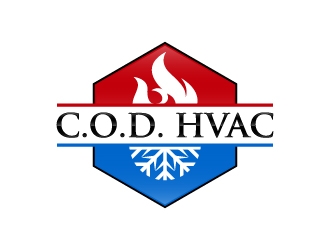 COD HVAC logo design concepts #6
