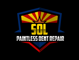 Sol Paintless Dent Repair logo design by pencilhand