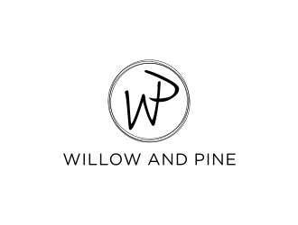 Willow and Pine logo design by ammad