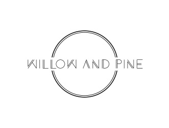Willow and Pine logo design by ammad