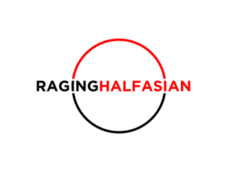 raginghalfasian  logo design by haidar
