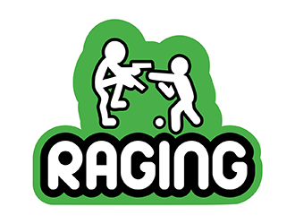 raginghalfasian  logo design by MCXL