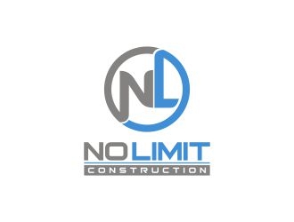 NO LIMIT CONSTRUCTION  logo design by arenug