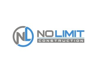 NO LIMIT CONSTRUCTION  logo design by arenug