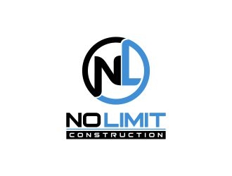 NO LIMIT CONSTRUCTION  logo design by arenug