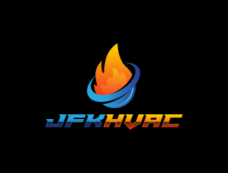 JFK HVAC logo design by pencilhand