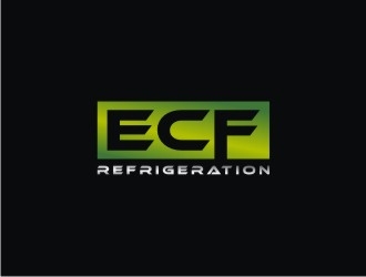 ECF REFRIGERATION logo design by bricton