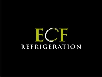 ECF REFRIGERATION logo design by bricton