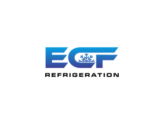 ECF REFRIGERATION logo design by oke2angconcept