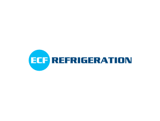 ECF REFRIGERATION logo design by protein