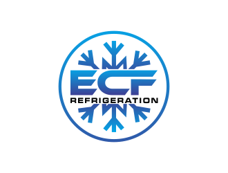 ECF REFRIGERATION logo design by oke2angconcept