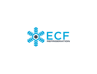 ECF REFRIGERATION logo design by cecentilan