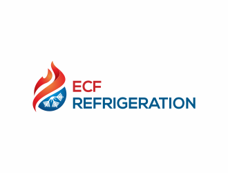 ECF REFRIGERATION logo design by menanagan