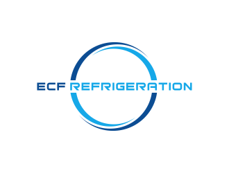ECF REFRIGERATION logo design by BlessedArt