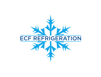 ECF REFRIGERATION logo design by blessings