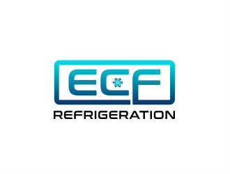 ECF REFRIGERATION logo design by evdesign