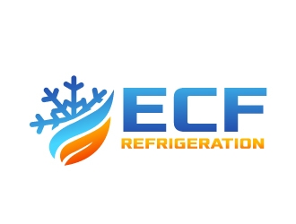ECF REFRIGERATION logo design by NikoLai