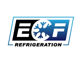 ECF REFRIGERATION logo design by REDCROW