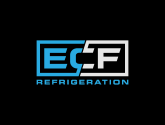 ECF REFRIGERATION logo design by denfransko