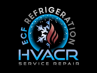 ECF REFRIGERATION logo design by aRBy