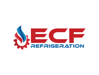 ECF REFRIGERATION logo design by Greenlight