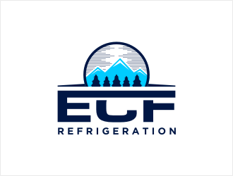 ECF REFRIGERATION logo design by bunda_shaquilla