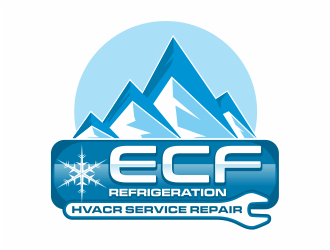 ECF REFRIGERATION logo design by mutafailan
