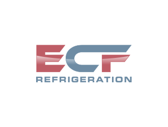 ECF REFRIGERATION logo design by akhi