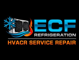 ECF REFRIGERATION logo design by J0s3Ph