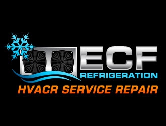 ECF REFRIGERATION logo design by J0s3Ph