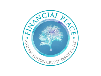 Financial Peace and Evolution Credit Services logo design by ammad