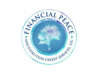 Financial Peace and Evolution Credit Services logo design by ammad