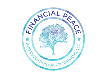 Financial Peace and Evolution Credit Services logo design by ammad