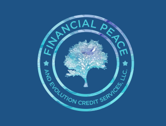 Financial Peace and Evolution Credit Services logo design by ammad