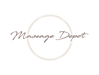 Massage Depot logo design by BrainStorming