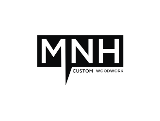 MNH Custom Woodwork logo design by Diancox