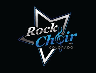 Rock Choir Colorado  logo design by sanworks