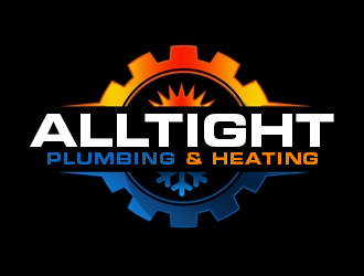 ALLTIGHT PLUMBING AND HEATING LTD logo design - Freelancelogodesign.com