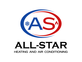 All-Star Heating and Air Conditioning logo design by keylogo